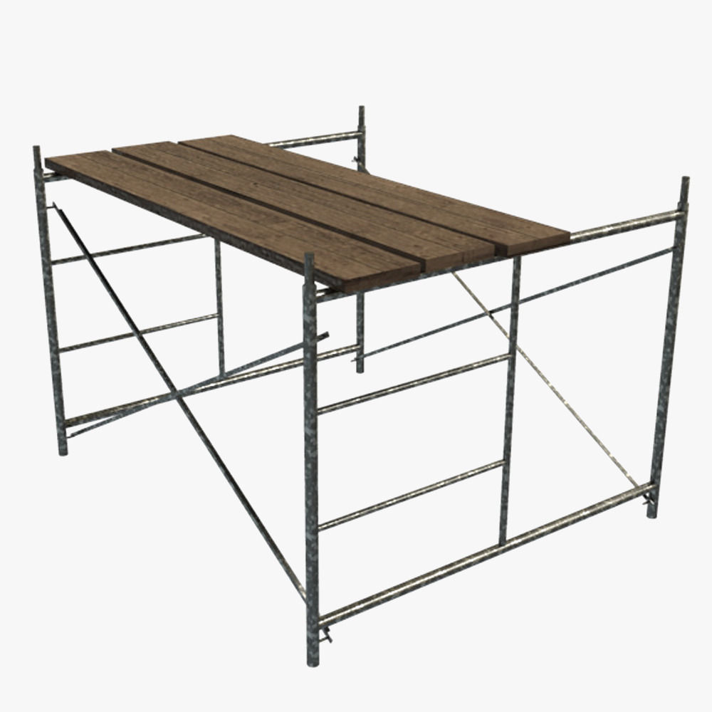 Construction Building Site Collection Low-poly 3D model_6