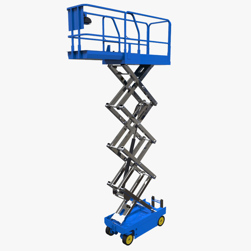 Construction Building Site Collection Low-poly 3D model_7