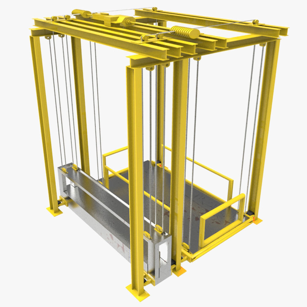 Construction Building Site Collection Low-poly 3D model_4