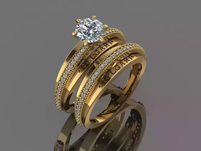 GC GOLD Y275- Diamond gold Ring 