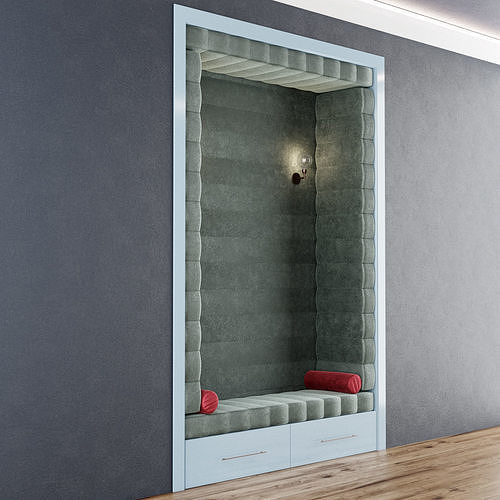 Hall furniture 3 3D model 3