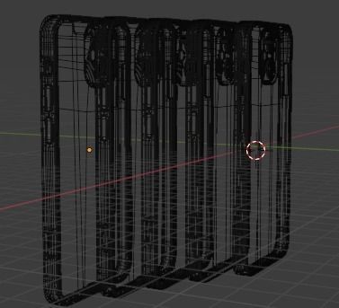 Iphone 12 Mini Low-poly 3D model_6