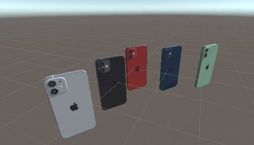 Iphone 12 Mini Low-poly 3D model_5