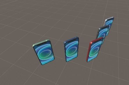 Iphone 12 Mini Low-poly 3D model_8