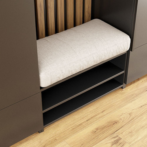 Hall furniture 4 3D model 7