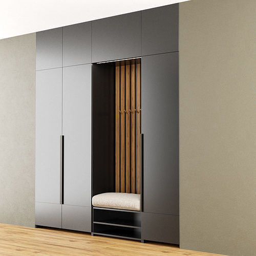 Hall furniture 4 3D model 3
