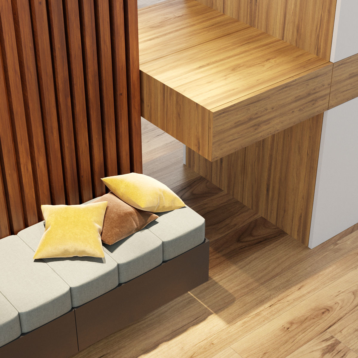 Hall furniture 5 3D model_12