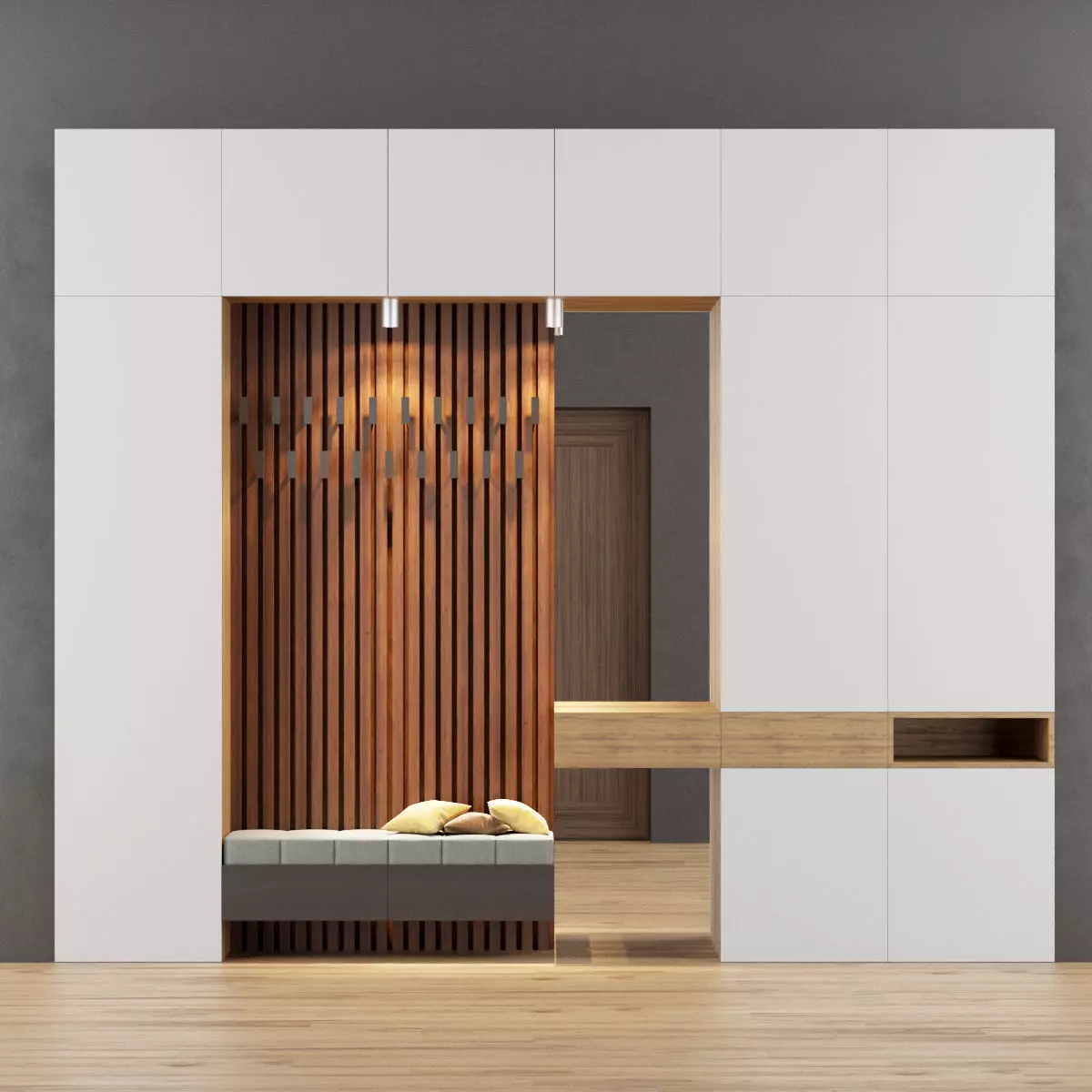 Hall furniture 5 3D model_0