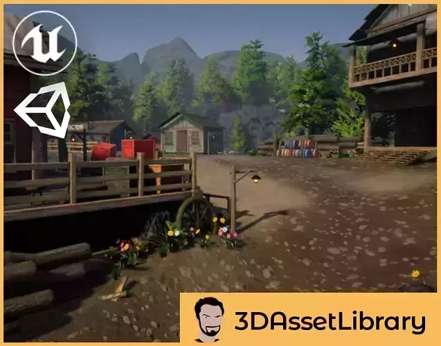 Country Town Vol 1 For Unreal And Unity