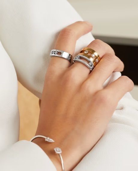 rings messika move crimped -CG85 3D print model_20