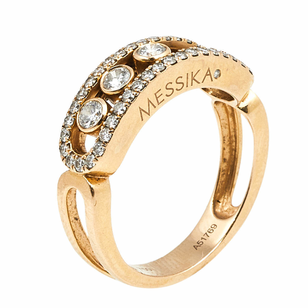 rings messika move crimped -CG85 3D print model_22