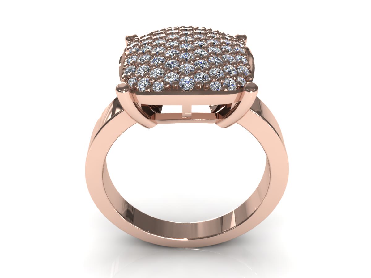 C3D Diamond Ring 016 3D print model_1