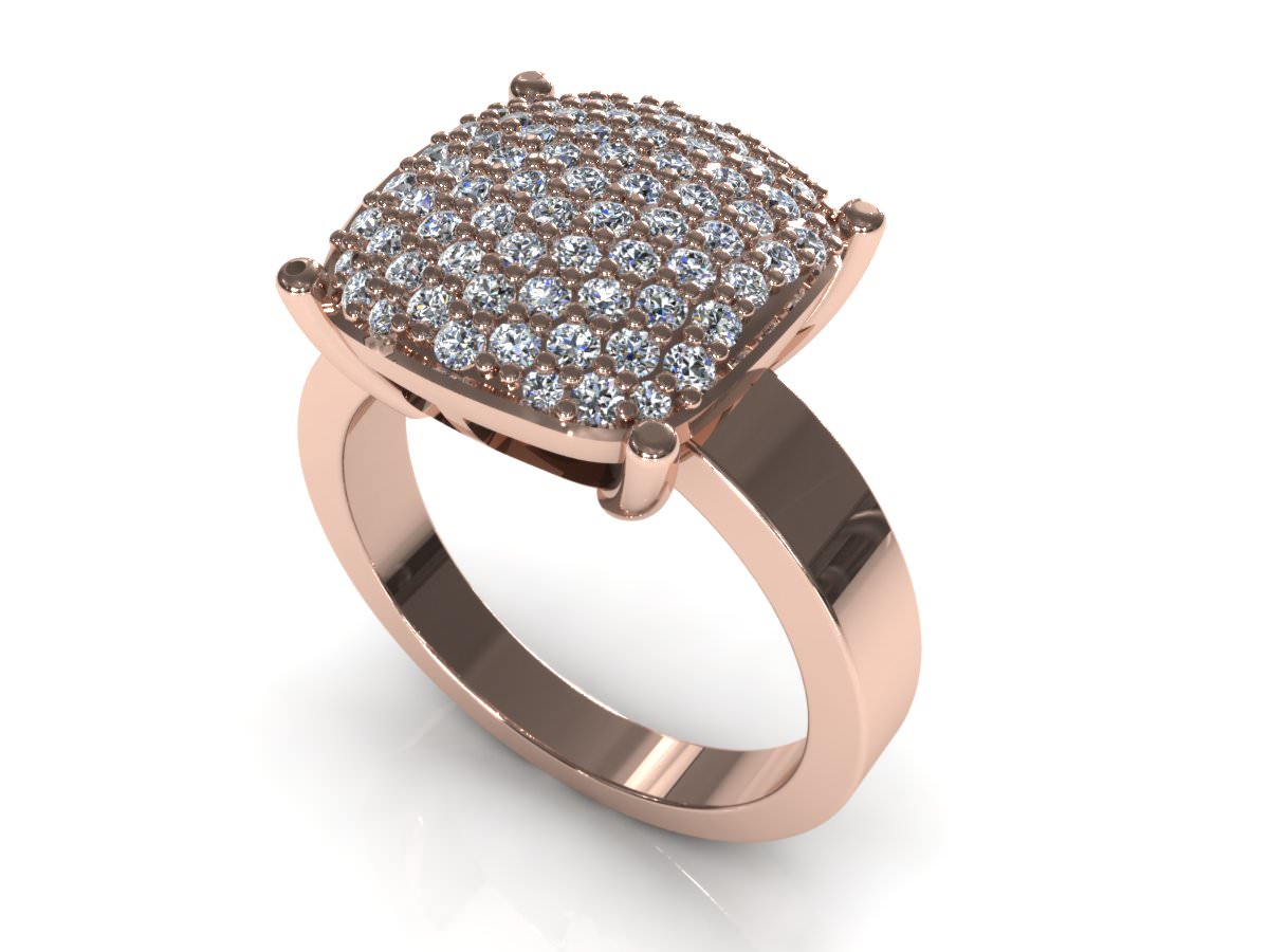 C3D Diamond Ring 016 3D print model_2