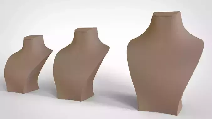 Jewellry Bust Model 3D model