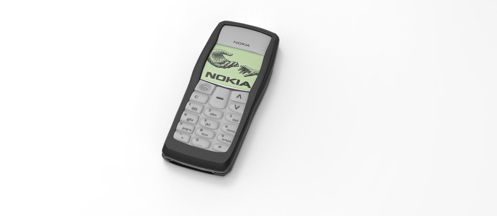 Nokia 1100 3D model_1