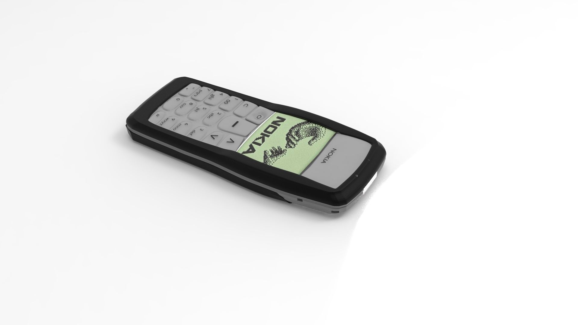 Nokia 1100 3D model_3