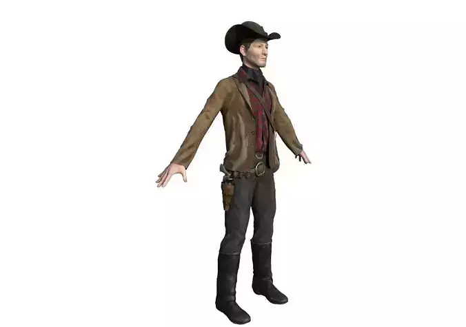 COWBOY man in outfit