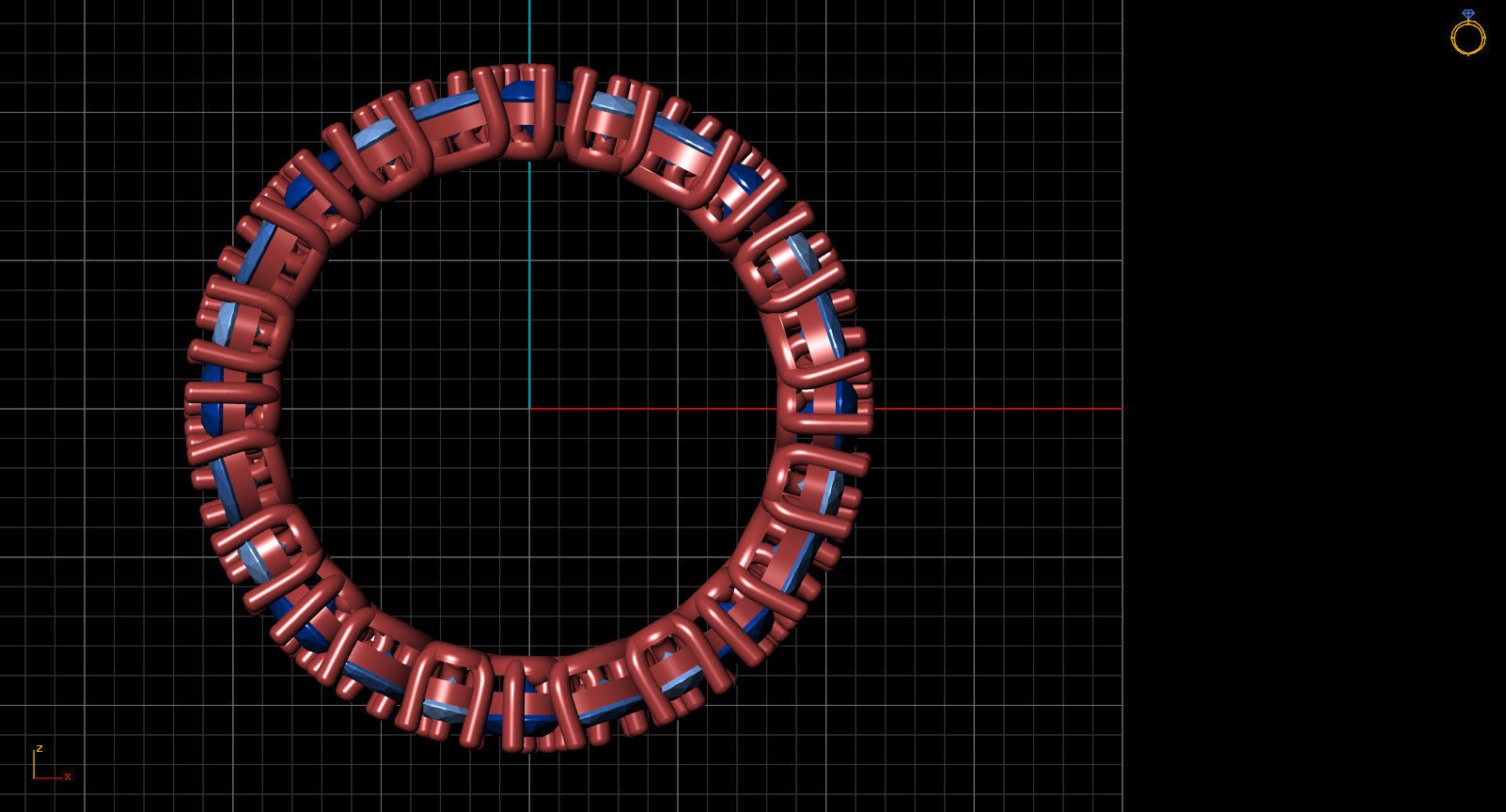 Tiffany ring 3D print model_5