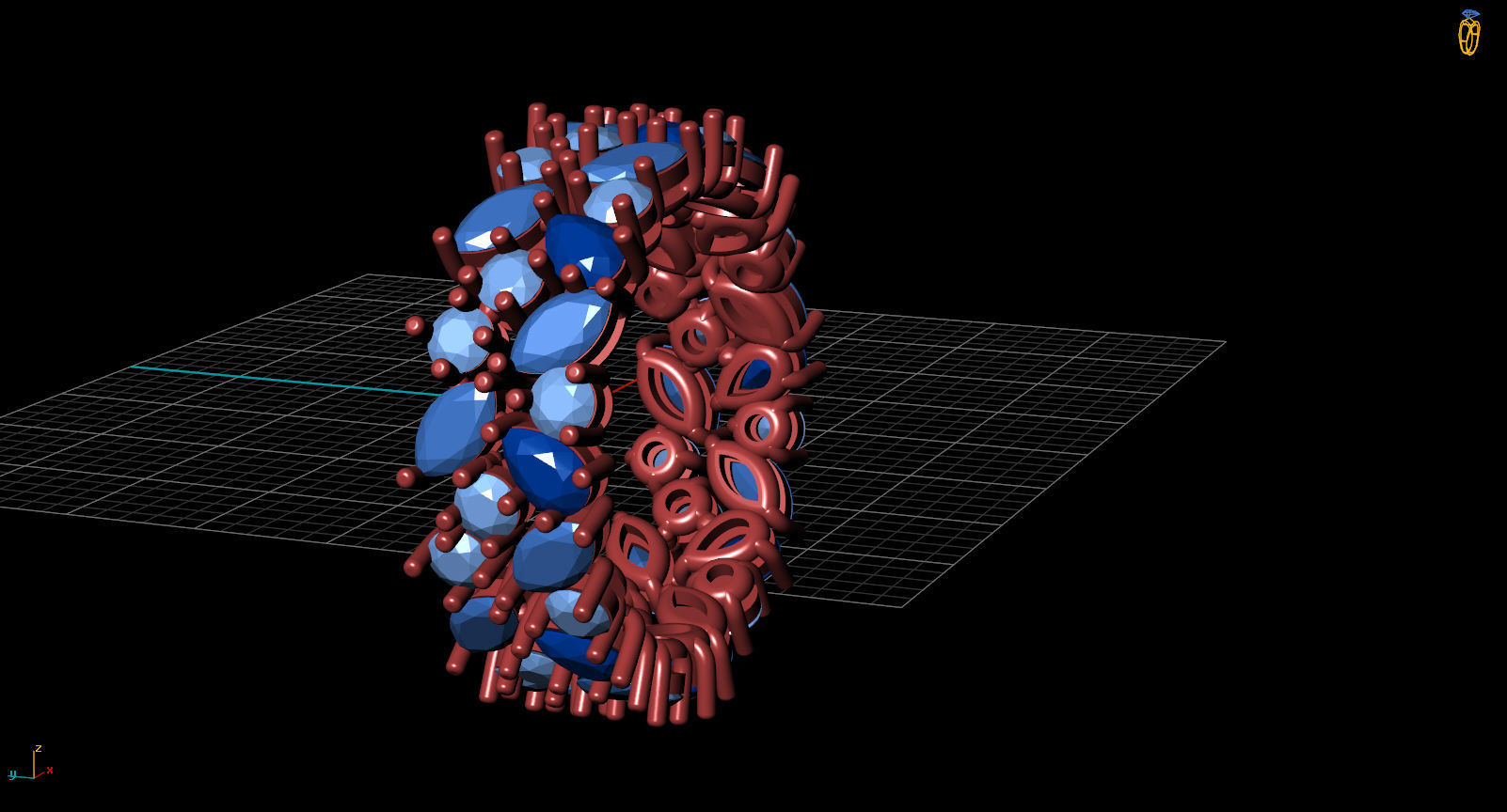 Tiffany ring 3D print model_7