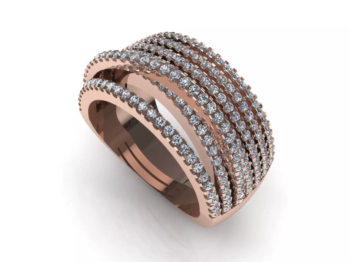 C3D Diamond Ring 017 3D print model_0