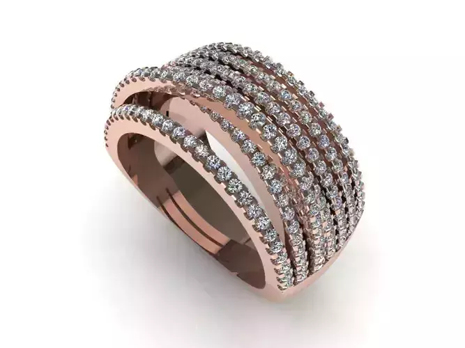 C3D Diamond Ring 017 3D print model