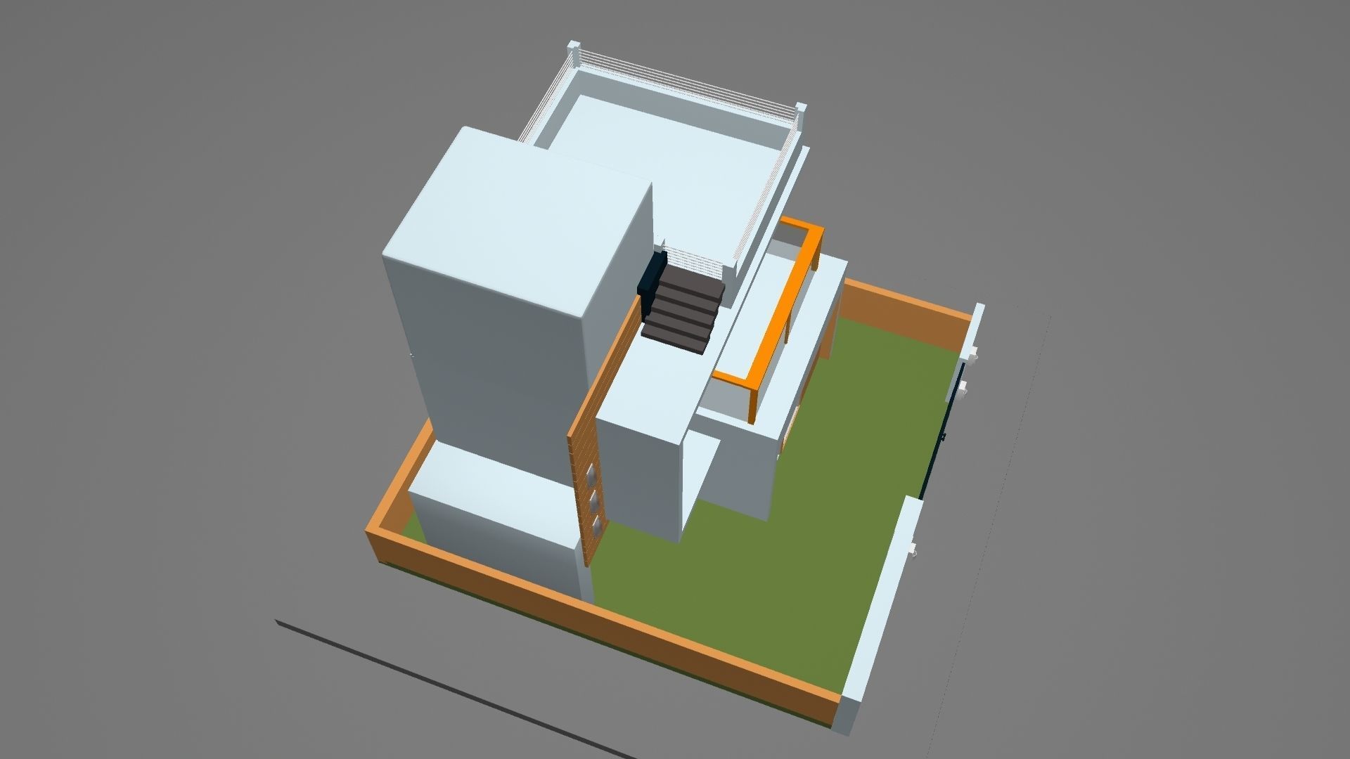 HOUSE modern 3D model_36