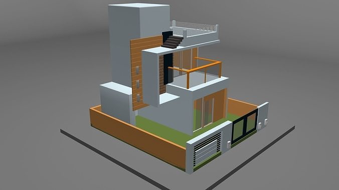 HOUSE modern 3D model