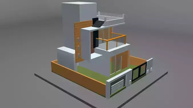 HOUSE modern 3D model
