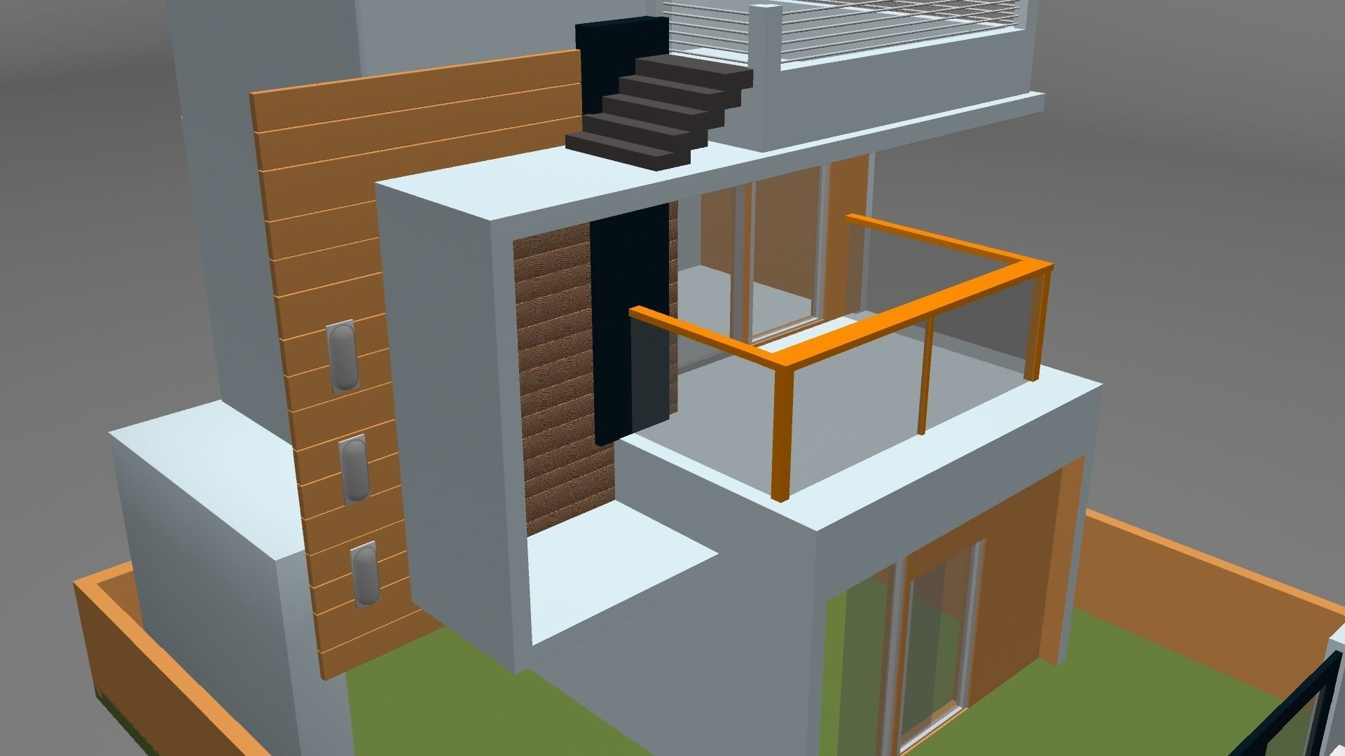 HOUSE modern 3D model_3