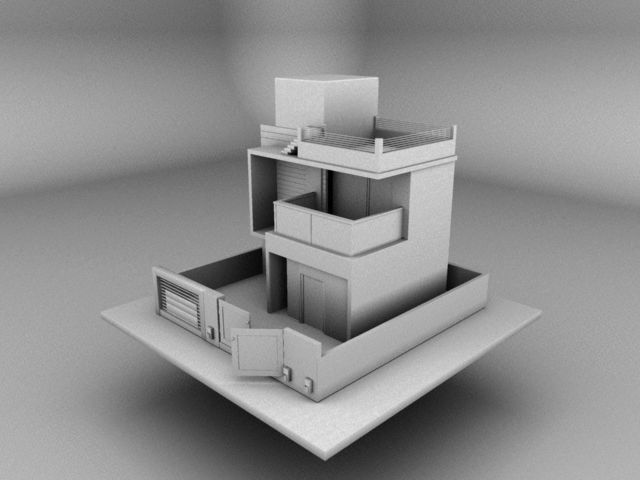 HOUSE modern 3D model_13