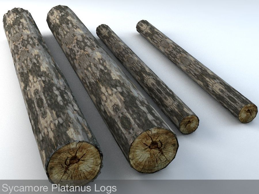 Timberwood Logs Mega Pack Low-poly 3D model_5