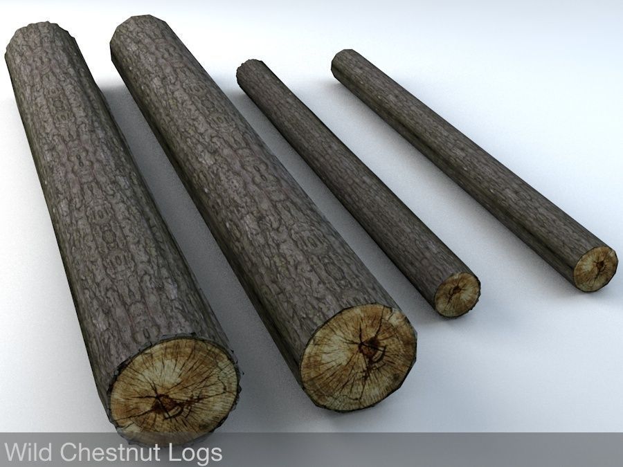 Timberwood Logs Mega Pack Low-poly 3D model_2