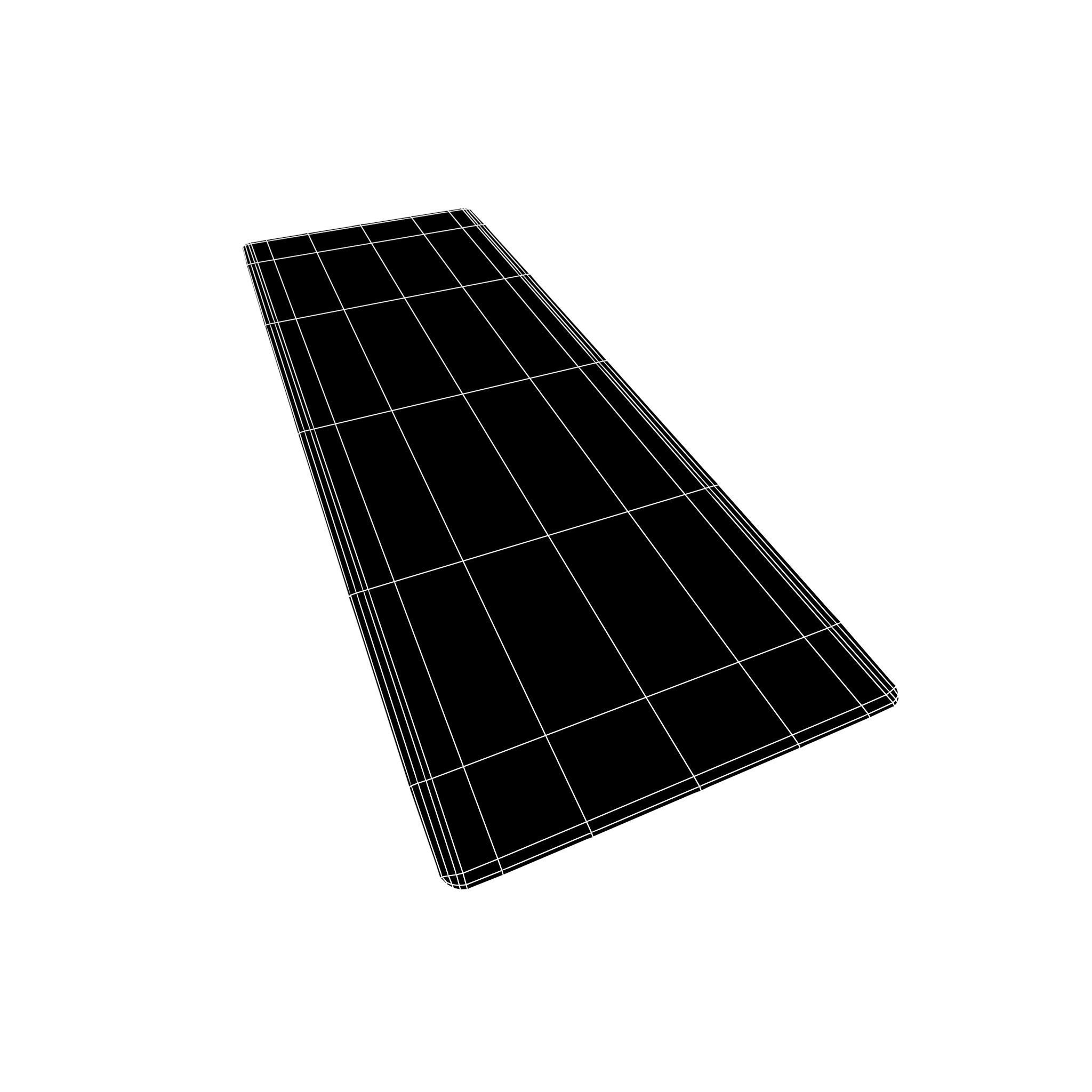 Yoga mat v1 009 Low-poly 3D model_6