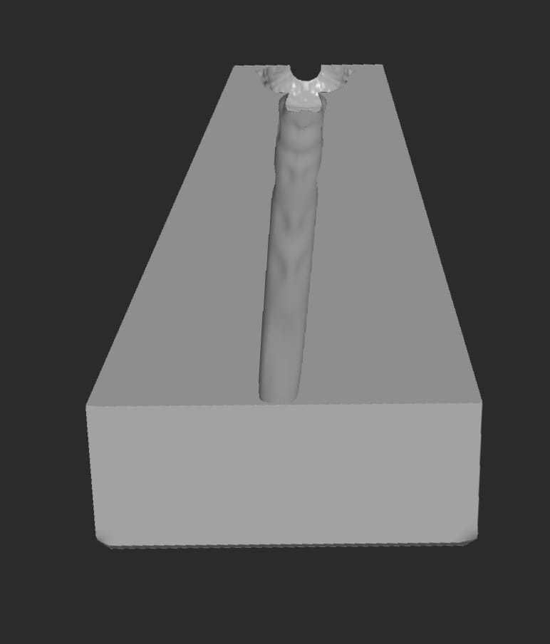 MakeIT Harry Potter 3D Ron Weasley Wand Mold 3D model_4