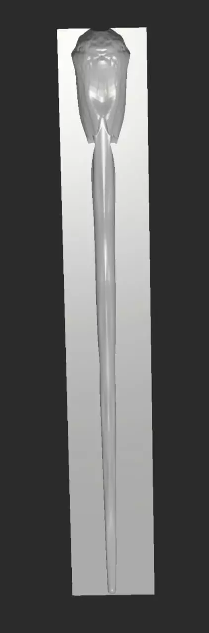 MakeIT Harry Potter 3D Ron Weasley Wand Mold 3D model_0