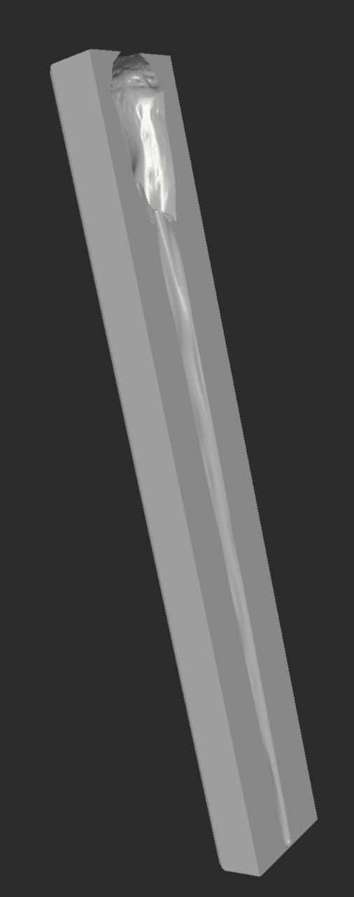 MakeIT Harry Potter 3D Ron Weasley Wand Mold 3D model_1