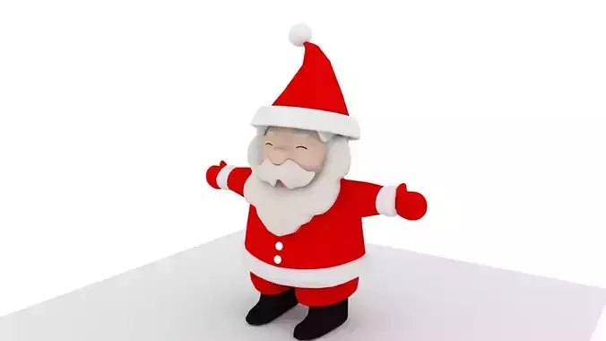 Santa Claus 3D Model