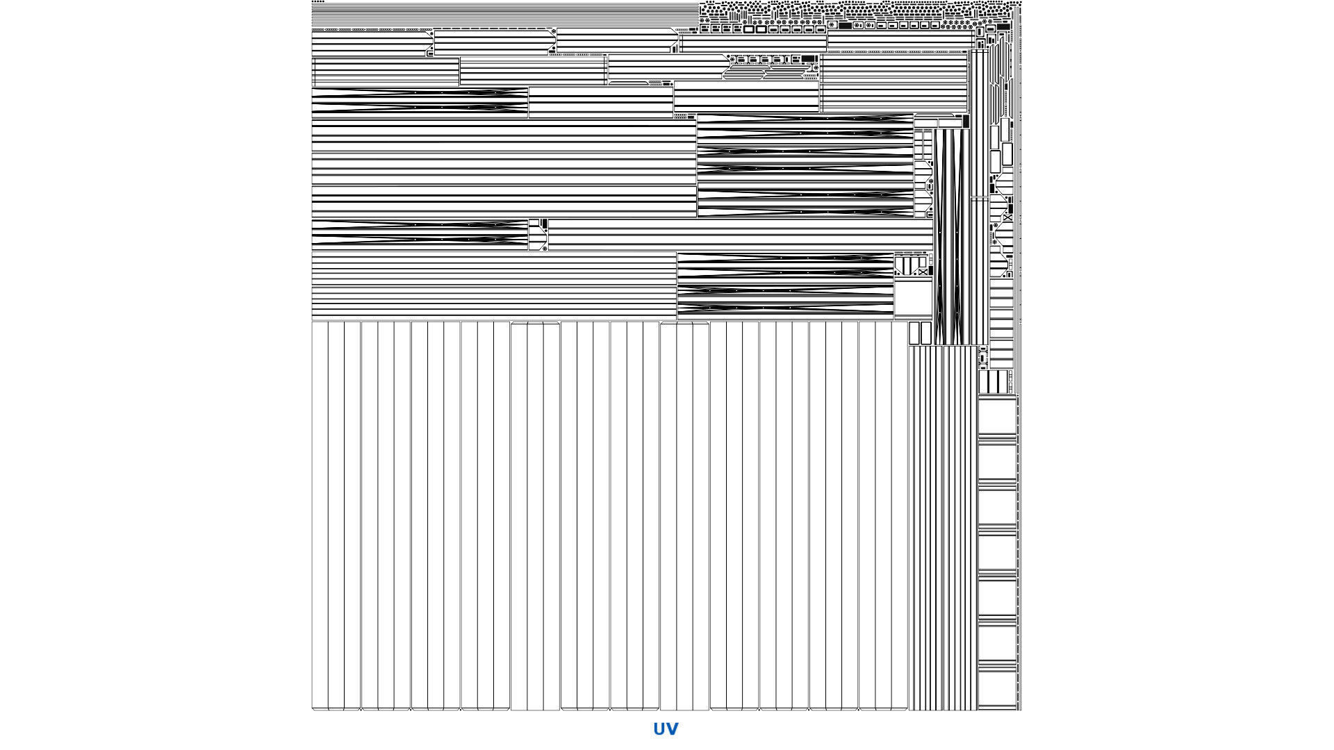 Traffic Barrier 5B Low-poly 3D model_8