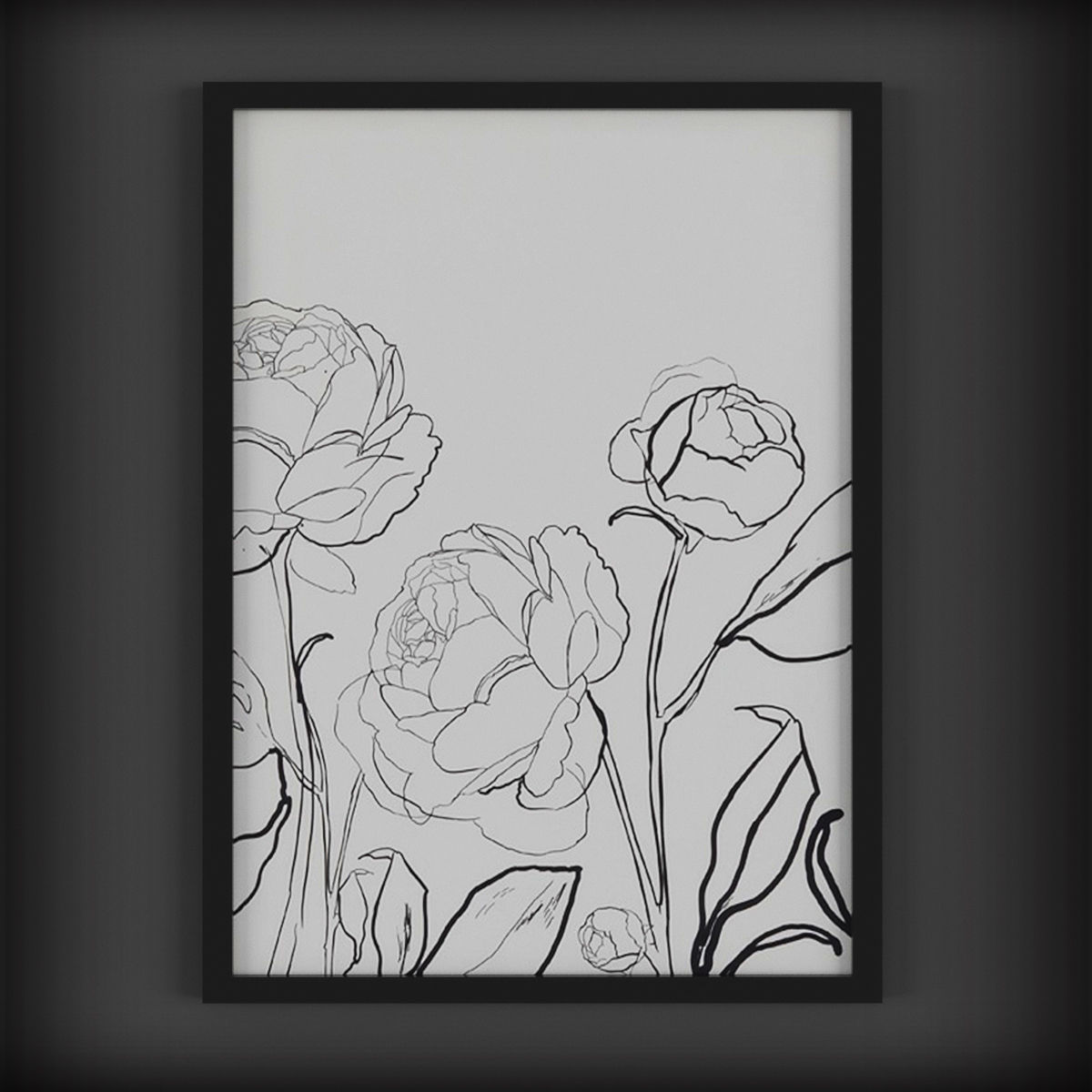 Picture Frames Low-poly 3D model_1