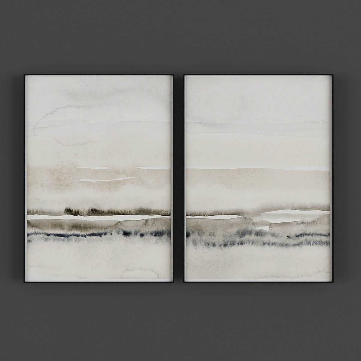 Picture Frames Low-poly 3D model_1