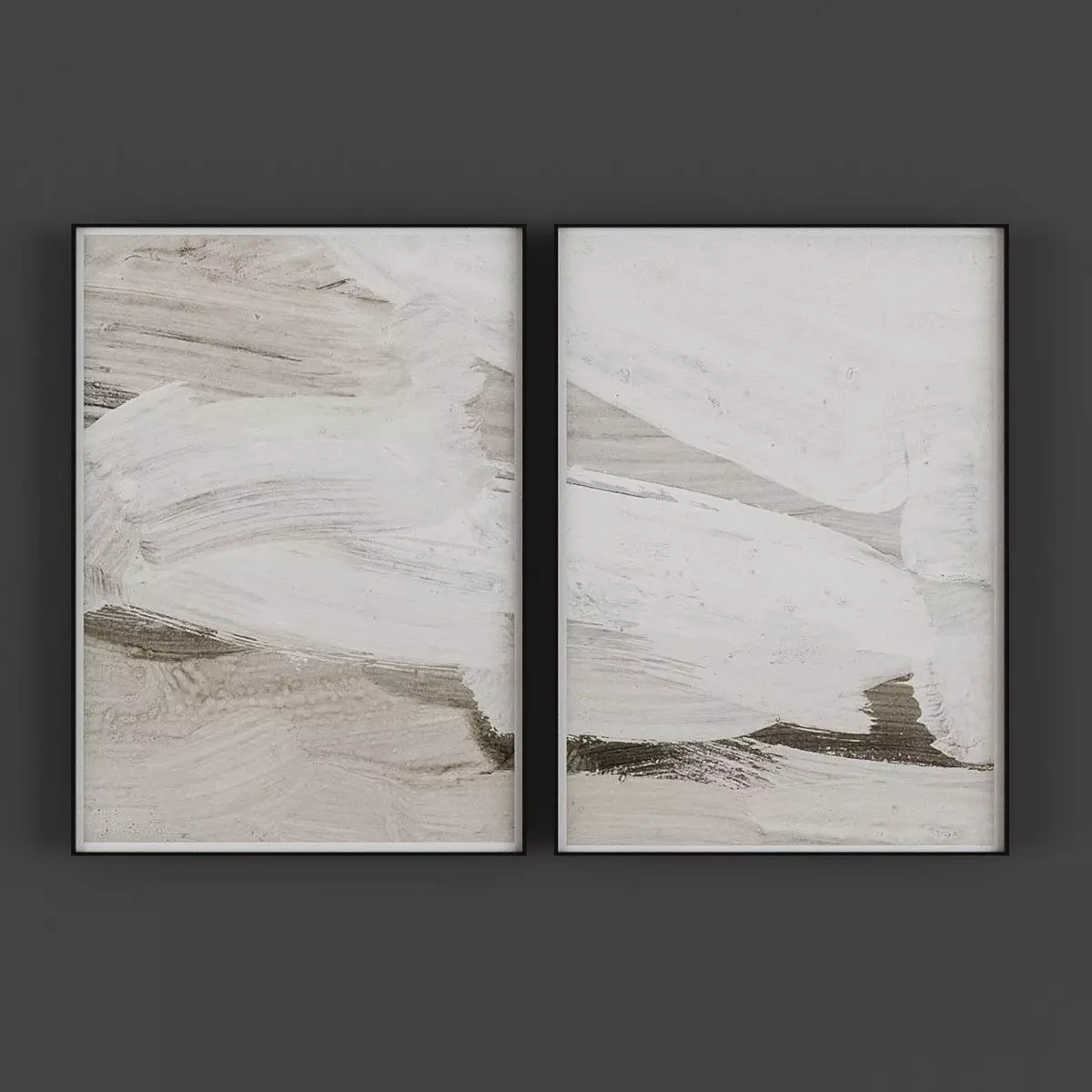 Picture Frames Low-poly 3D model_0