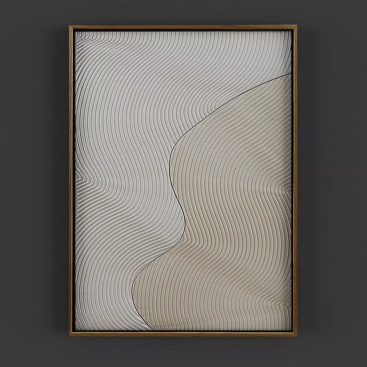 Picture Frames Low-poly 3D model_0