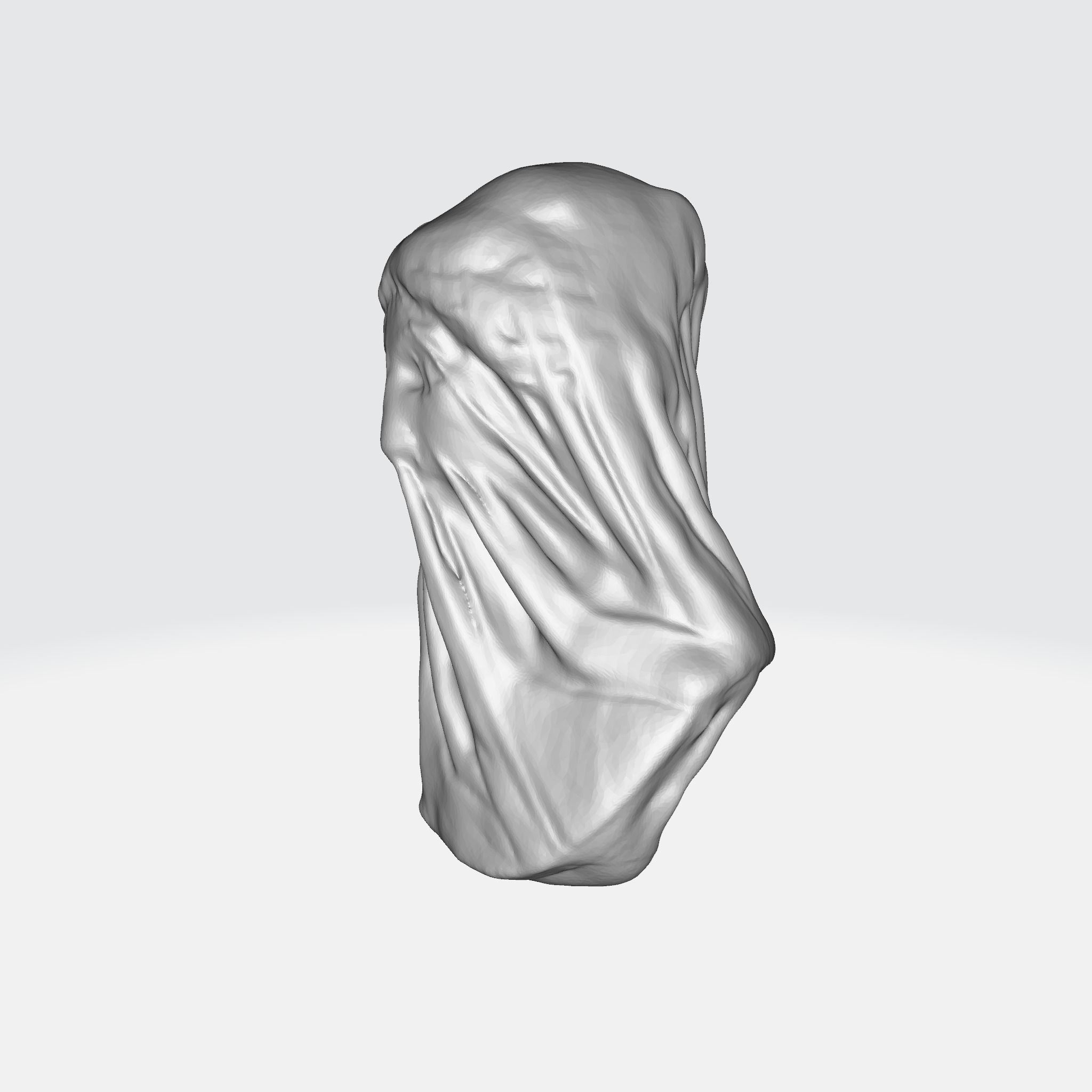The Veiled Virgin by Giovanni Strazza 3D print model_2