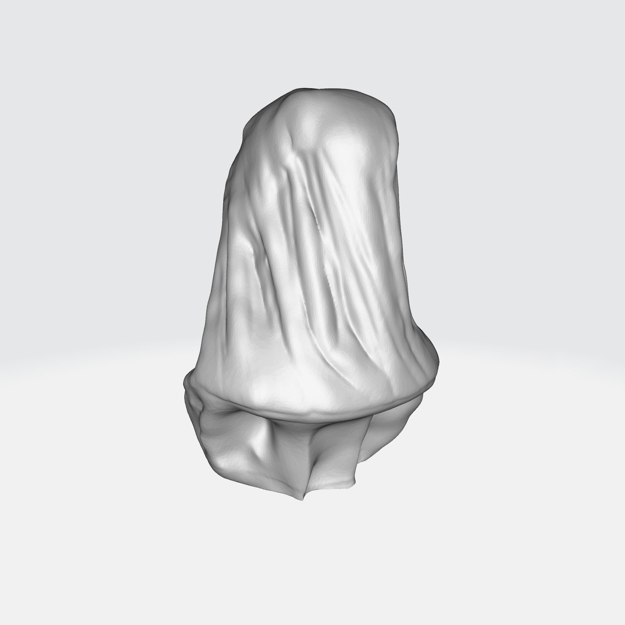 The Veiled Virgin by Giovanni Strazza 3D print model_4