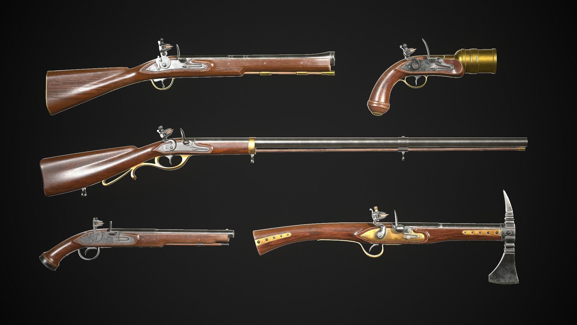 Flintlock Guns Collection _1