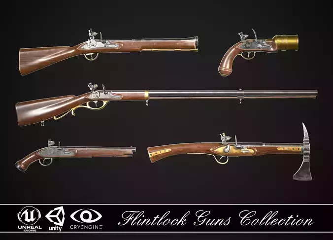 Flintlock Guns Collection 