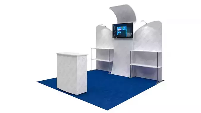 Exhibition booth 10x10ft 3DM017