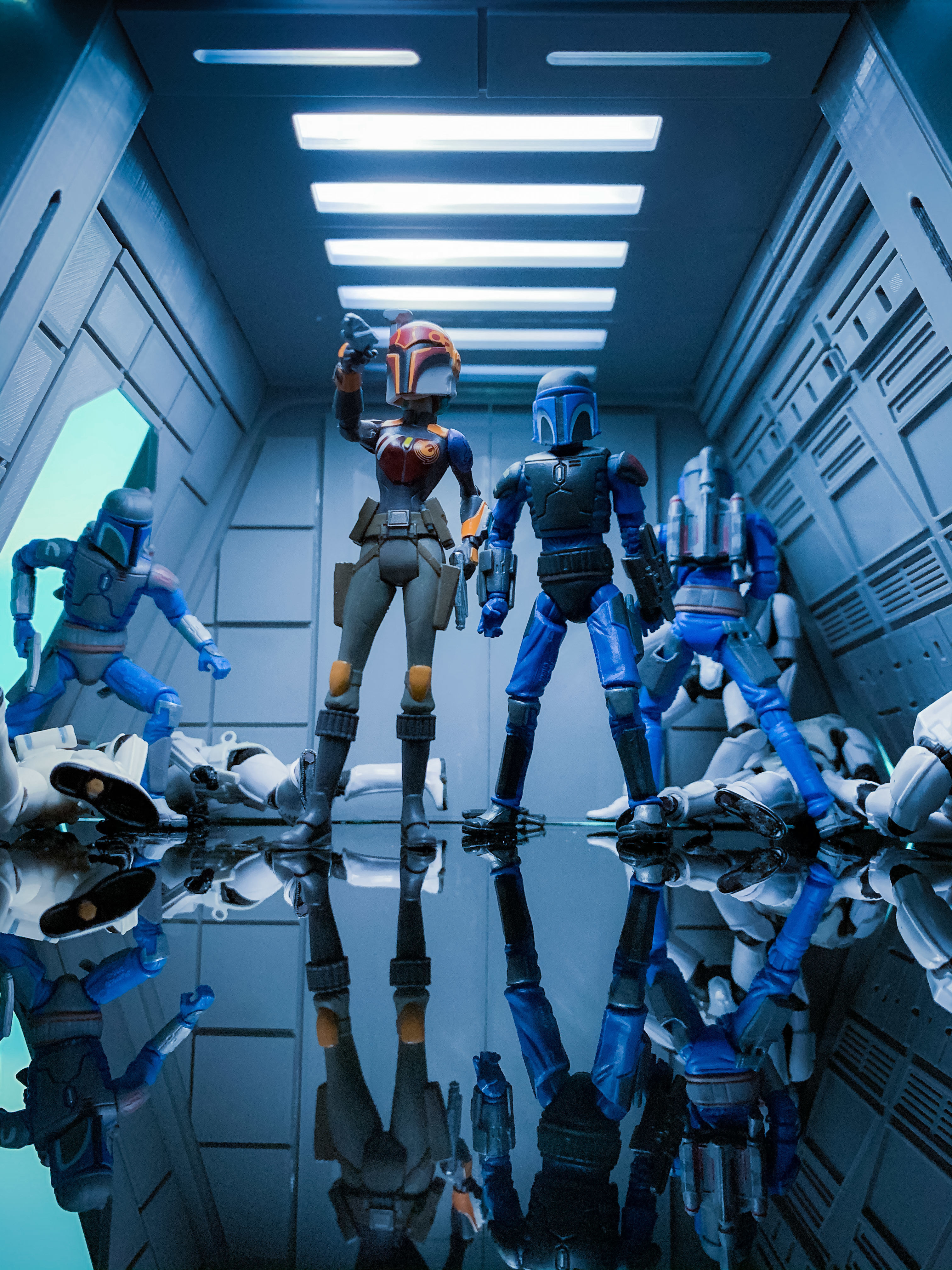 MANDALORIAN IMPERIAL SHIP INTERIOR MODULAR DIORAMA 3D print model_7