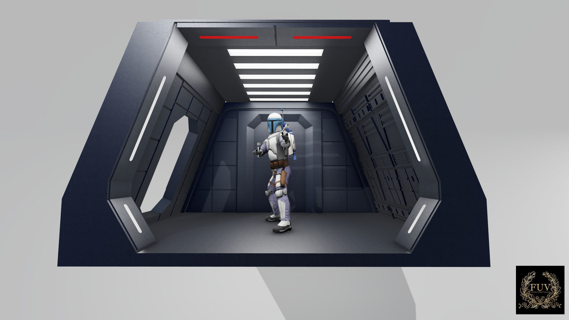 MANDALORIAN IMPERIAL SHIP INTERIOR MODULAR DIORAMA 3D print model_20