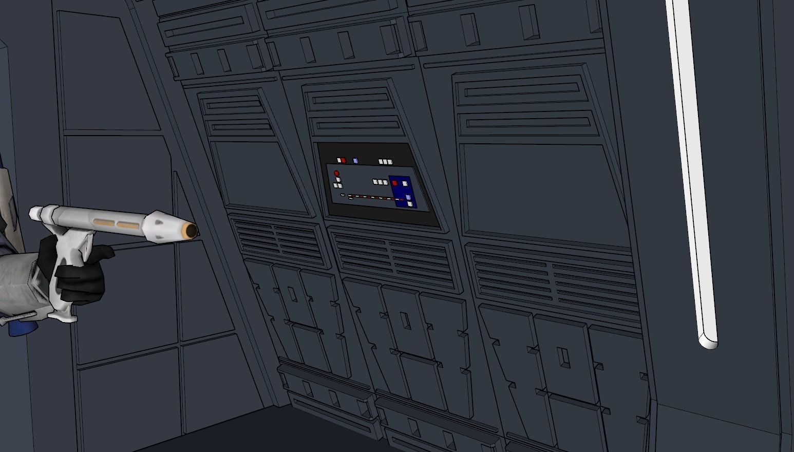 MANDALORIAN IMPERIAL SHIP INTERIOR MODULAR DIORAMA 3D print model_31
